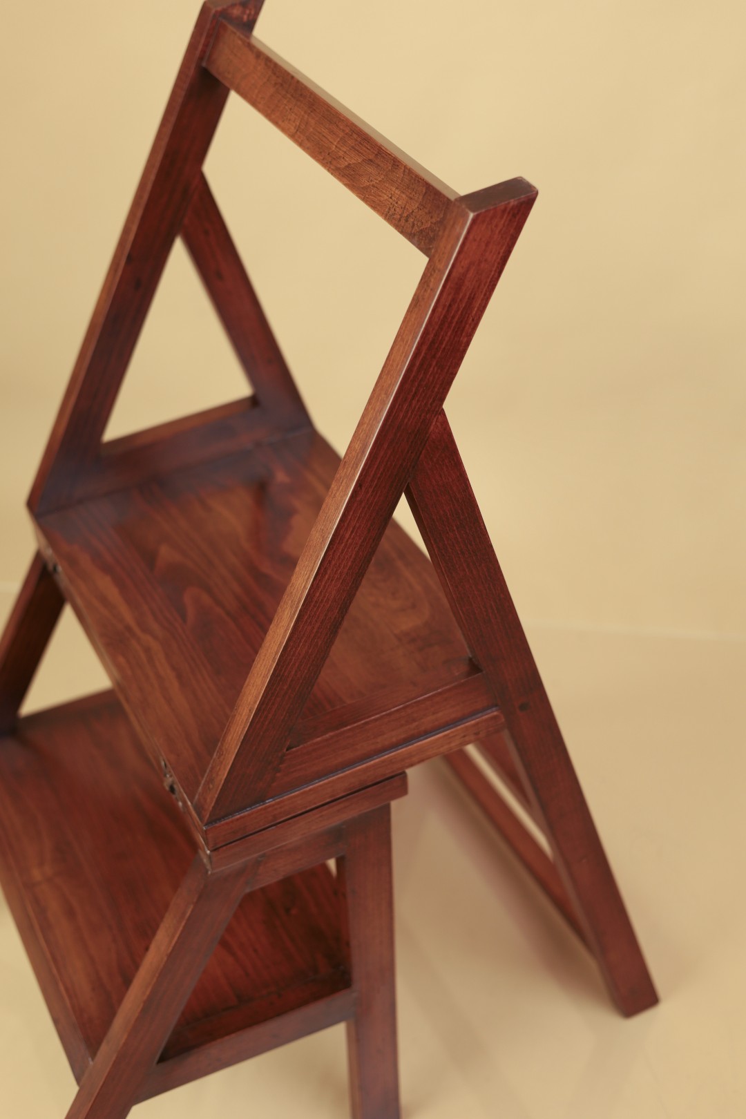 Treads of the step chair, unfolded